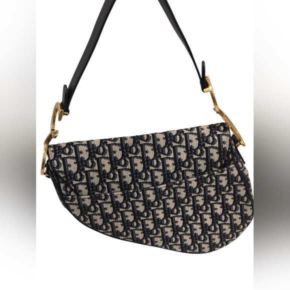 Dior Mini Oblique Saddle Shoulder Bag - Picture 9 of 14